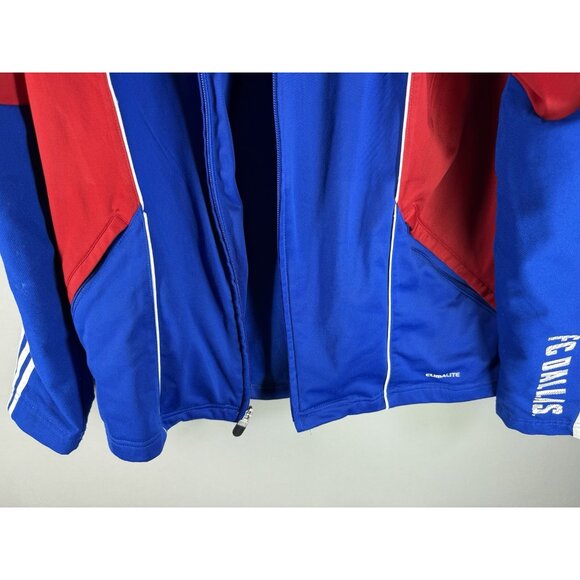 Vintage Adidas FC Dallas MLS Mens Training Full Zip Jacket Size Small, No.16 - Picture 4 of 12